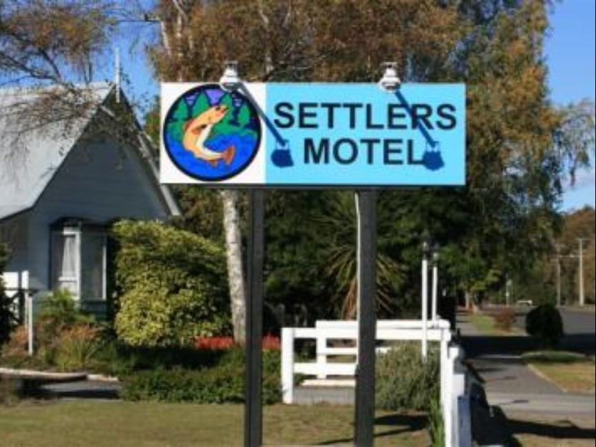 Settlers Motel Turangi Exterior foto